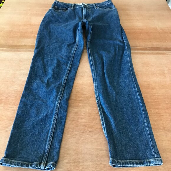 Everlane The Original Cheeky Jeans Women 27 Blue Mid Rise Dark Wash Stretch - Picture 1 of 13